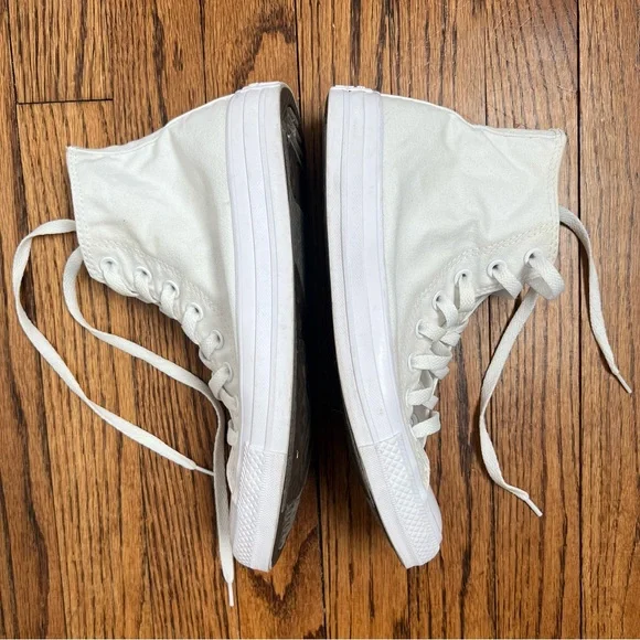 White High Top Sneakers - Picture 3 of 4